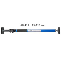 Katzenschutznetz + 2 Teleskopstützen im Set Katzenschutznetz Transparent 3 x 2 m Teleskopstützen Blau 65-115 cm